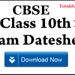 cbse board date sheet