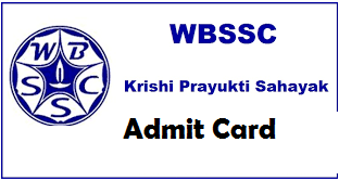 WBSSC Krishi Prayukti Sahayak Admit Card 