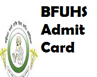 bfuhs admit card