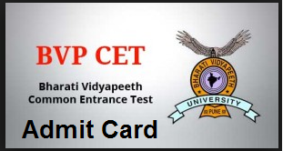 bvp cet admit card