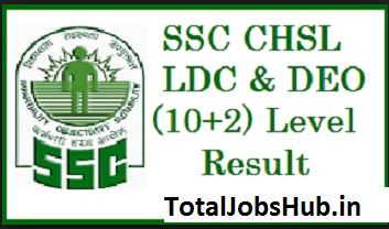 ssc chsl result