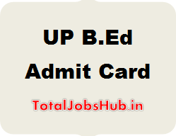 UP B.Ed Admit Card