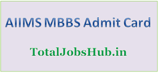 aiims mbbs admit card