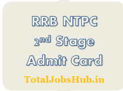 RRB NTPC Mains Admit Card