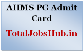 aiims pg admit card