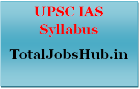 upsc ias syllabus