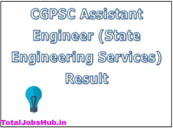cgpsc assistant engineer result