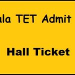kerala tet admit card