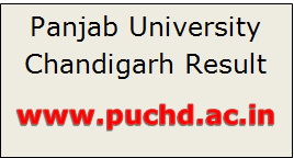 Panjab University Chandigarh Result