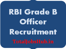 RBI Grade B Officer Recruitment