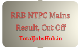 RRB NTPC Mains Result