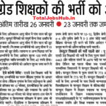 UP LT Grade Teacher Notification