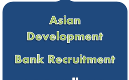 Asian Development Bank Recruitment