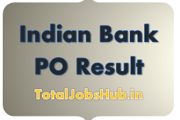 Indian Bank PO Result