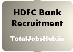 HDFC Bank Recruitment