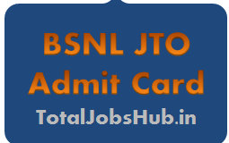 BSNL JTO Admit Card