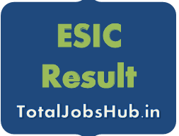 ESIC UDC MTS Result