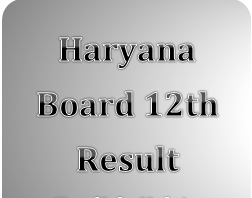 Haryana Board 12th Result