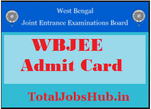 wbjee admit card 2019