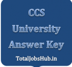 Ccs University Answer Key 2020 Ccsu Omr Sheet Ba B Sc B Total Ccs University Answer Key 2020 Ccsu Omr Sheet Ba B Sc B Total