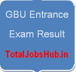 gbu entrance exam result