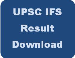 upsc ifs result