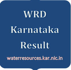 WRD Karnataka Result