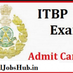 ITBP Constable Admit Card