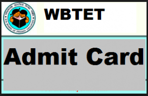 wbtet admit card