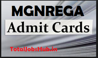 MGNREGA Admit Card