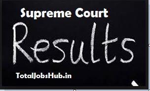 supreme court junior court assistant result