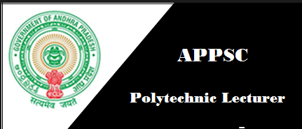 APPSC Polytechnic Lecturer Hall Ticket