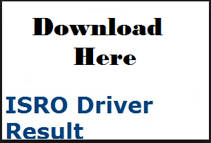 isro driver result
