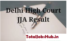 delhi high court jja result