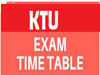 ktu time table