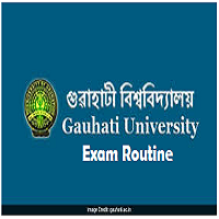 Gauhati University Exam Routine