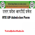 RTE UP Admission 2020 Rte25.upsdc.gov.in Application Form - Total Jobs Hub