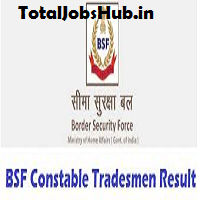 bsf constable tradesman result