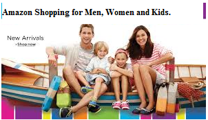 Amazon Shopping for Men Women and Kids.