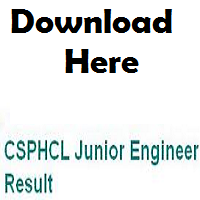 CSPHCL Junior Engineer Result