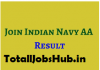 Indian Navy Artificer Apprentice result