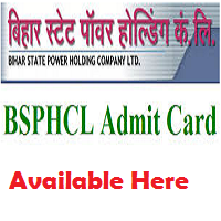 bsphcl admit card