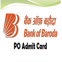 Bank of Baroda PO Admit Card
