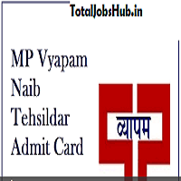 MP Naib Tehsildar Admit Card