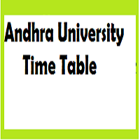 andhra university time table