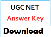 cbse ugc net answer key
