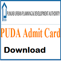 puda admit card