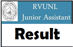 rvunl junior assistant result