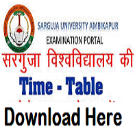 sarguja university time table