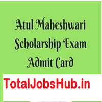 Atul Maheshwari Scholarship Admit Card